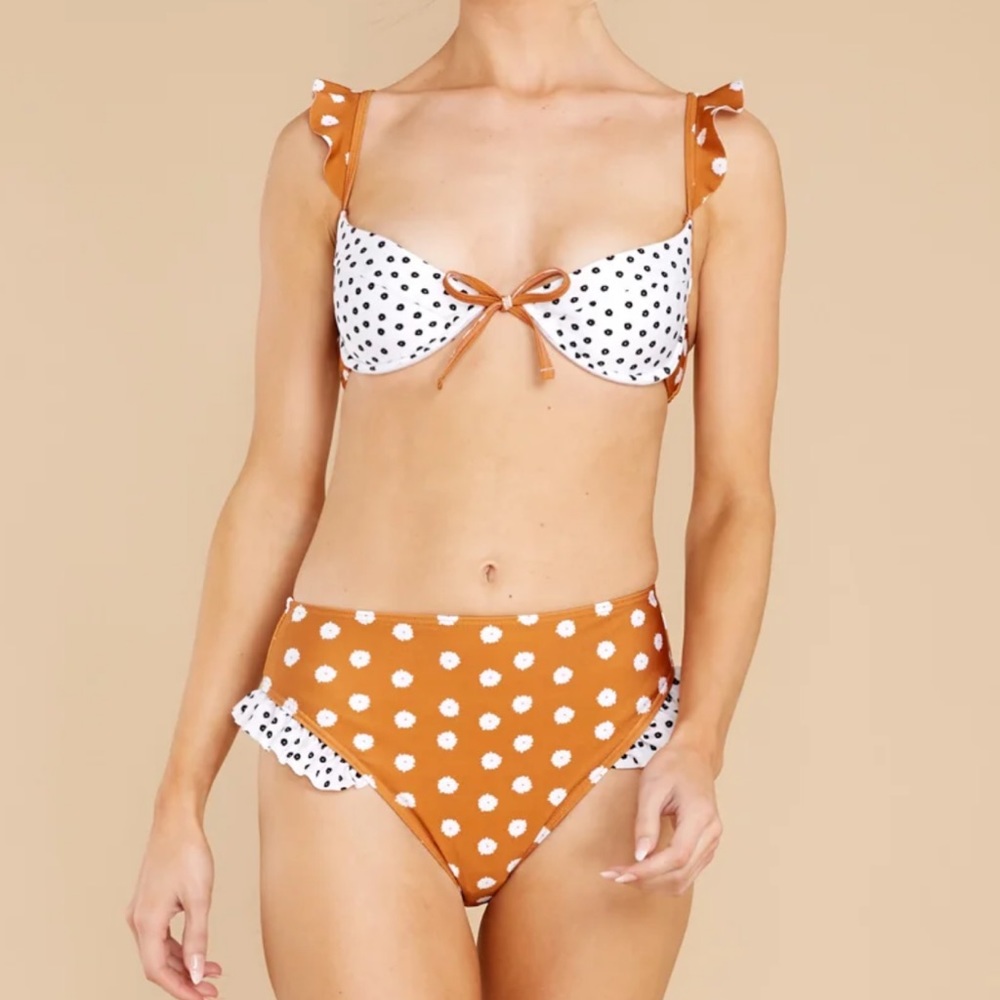 NWT MinkPink Women’s Sana Multi Brief Swim Bottom - size Medium